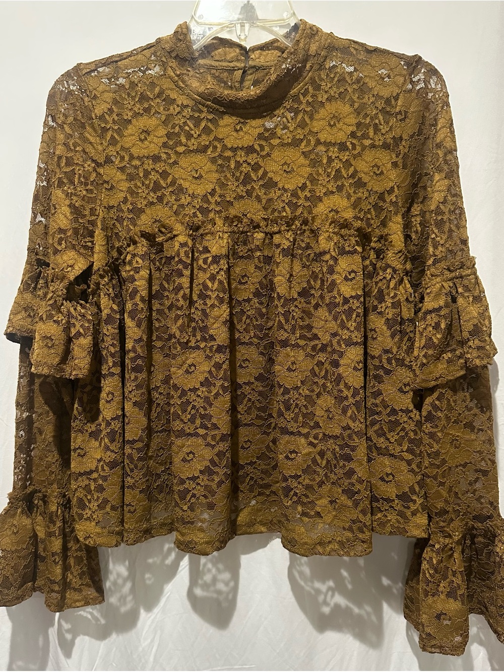 Broadway38 Women’s Lace Blouse -Size M